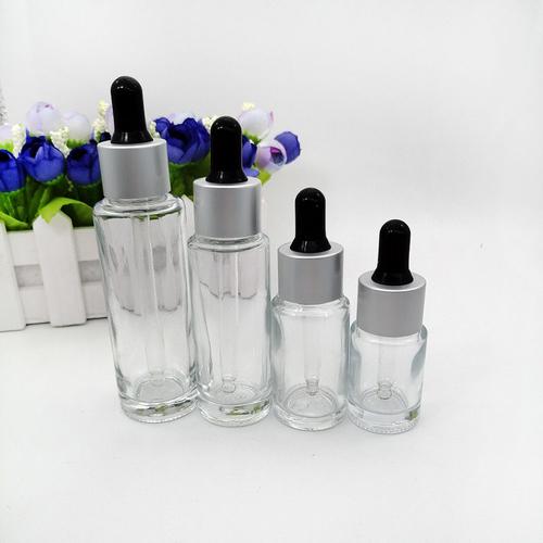 50毫升磨砂滴管瓶化妆水精华包装容器玻璃精油空瓶带盖