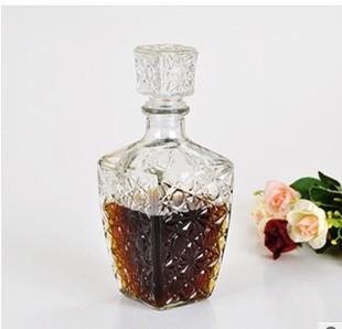 玻璃包装容器-钻石红酒瓶 自酿葡萄酒瓶 泡酒瓶 醒酒器 玻璃高档酒瓶